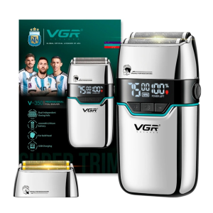 Электробритва-шейвер VGR V-350, двойное лезвие, LED-дисплей, USB