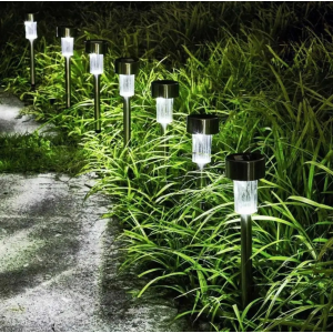 Садовый светильник Garden Light Lawn Lamp, 31 см, на солнечной батарее, комплект 12 шт.