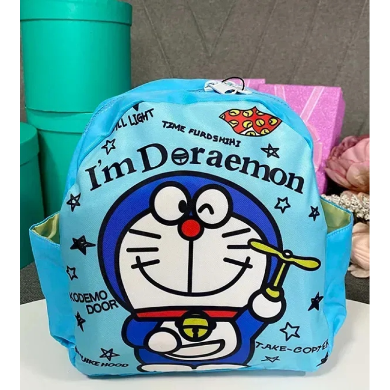 Детский рюкзак «Doraemon», компактный, с 2 боковыми карманами