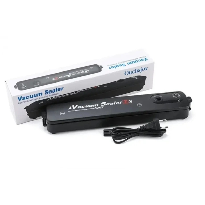 Вакууматор для продуктов Vacuum Sealer, бытовой, 90 Вт, чёрный