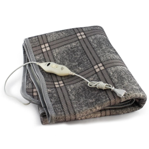 Электропростынь Electric Blanket, 150 × 120 см, серая клетка