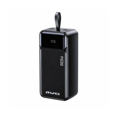 Power Bank AWEI PA-105 40000 mAh, 22.5W, быстрая зарядка, LED-дисплей