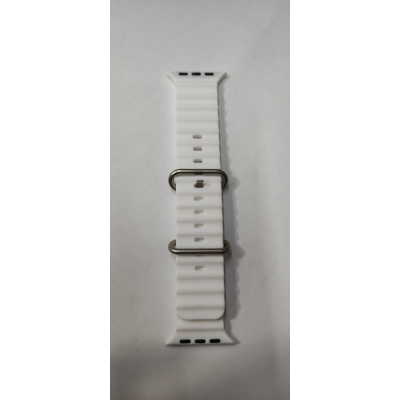 Ремінець для смарт силіконовий годинник 42/44/45 mm (Білий)