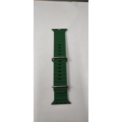 Ремінець для смарт силіконовий годинник 42/44/45 mm (Хакі)