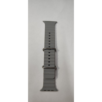 Ремінець для смарт силіконовий годинник 42/44/45 mm (Сірий)