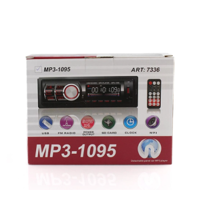Автомагнітола MP3-1095 BT знімна панель ISO cable