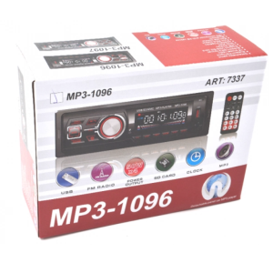 Автомагнітола MP3 1096 BT знімна панель ISO cable