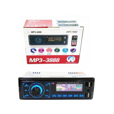 Автомагнітола MP3 3888 ISO 1DIN +BT сенсорний дисплей