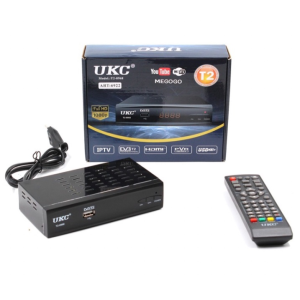 Тюнер UKC DVB-T2 0968 Metal з підтримкою wifi