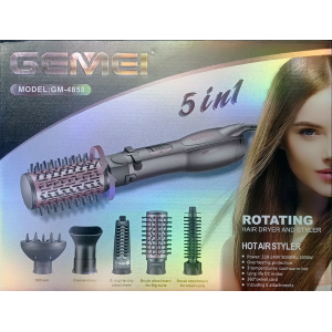 Фен-щітка Gemei GM-4858 5 в 1