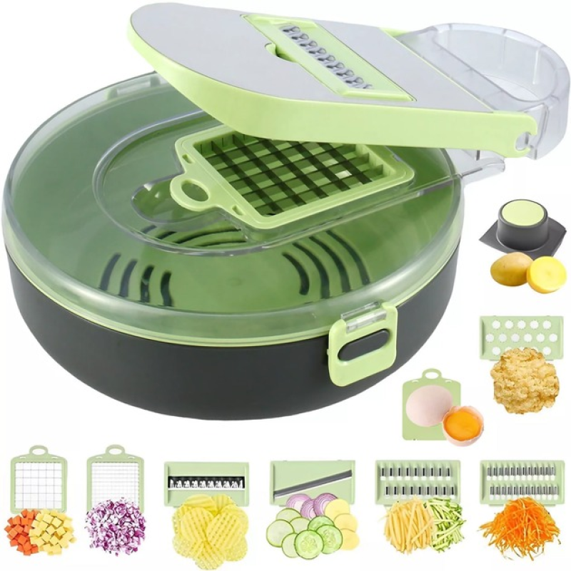 Універсальна багатофункціональна терка-овочерізка Vegetable Cutter 9 в 1 THL-24-186