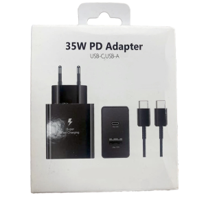 Зарядний пристрій 35W PD Adapter з кабелем USB-А – USB-C