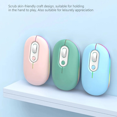 Бездротова миша WIELESS/BT MOUSE CHARGE 902 з RGB-підсвічуванням