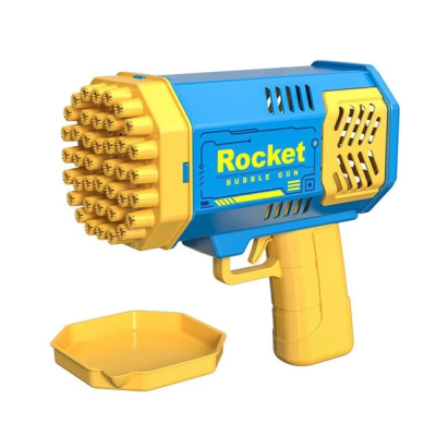 Пістолет мильних бульбашок MINI STYLE SPACE BUBBLE GUN з підсвічуванням (Генератор мильних бульбашок)