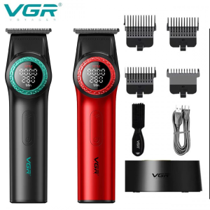 Тример для стрижки VGR V-977 з LED-дисплеєм та регулюванням потужності