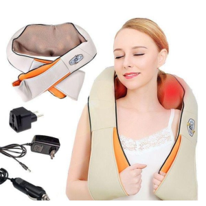 Роликовий масажер для шиї та плечей Neck Kneading з функцією прогріву