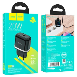 Зарядний пристрій HOCO N24 Type-C, 20W, 3A, QC/PD