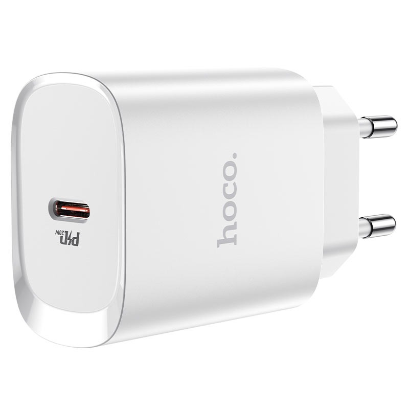 Зарядний пристрій Hoco N14, PD 20W, з кабелем Type-C to Lightning