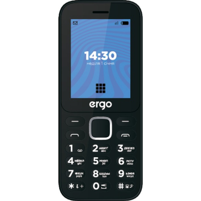 Мобільний телефон ERGO E241 Dual Sim Black