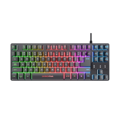 Ігрова мембранна клавіатура TLK, 87 клавіш, RGB-підсвічування