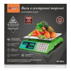 Ваги 55 кг BITEK BT-982S з металевими кнопками