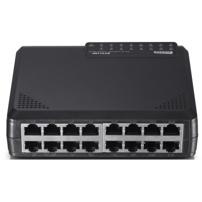 Комутатор мережевий Netis ST3116P, 16 портів