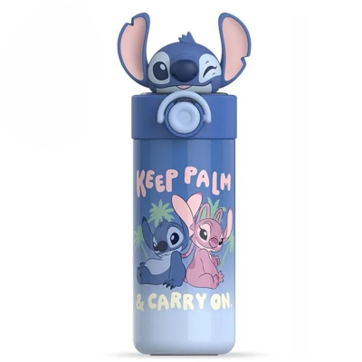 Дитячий термос із трубочкою D-2015-SDZ, 450 мл, дизайн «Stitch»