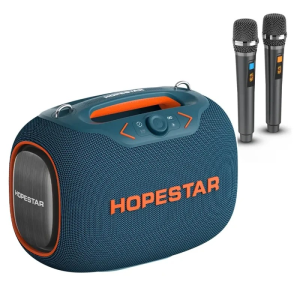 Портативна Bluetooth-колонка Hopestar PartyBox, 120 Вт, RGB, IPX6, Power Bank, караоке