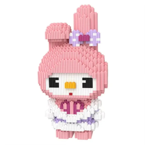 Конструктор «Мелоді» Hello Kitty, 2817 деталей, висота 25 см, 9107