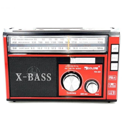 Радіоприймач Golon RX-381BT, , Bluetooth, USB/SD, LED-ліхтар
