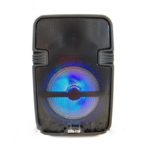 Портативна колонка ESS‑110, Bluetooth/USB/SD/FM/AUX, світломузика