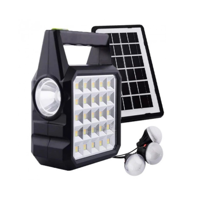 Портативна станція для зарядки GD 105, з сонячною панеллю та 3 LED лампами
