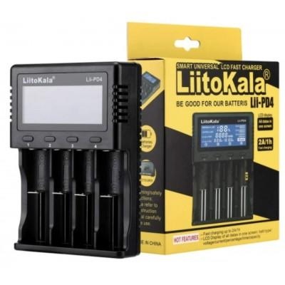 Зарядний пристрій LiitoKala Lii-PD4, універсальний, з LCD (для AA, AAA, 18650, 26650, 21700)