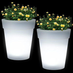 Садовий вазон із підсвічуванням Garden Light Vase, 4 LED 1 шт