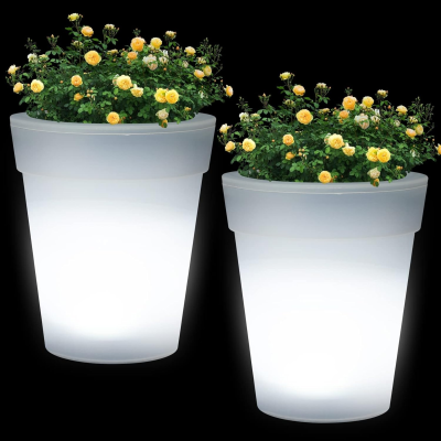 Садовий вазон із підсвічуванням Garden Light Vase, 4 LED 1 шт