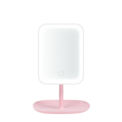 Дзеркало настільне LED Makeup Mirror WD-008, акумуляторне, сенсорне, 3 режими підсвічування