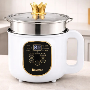 Електрична каструля Domotec MS-7729, 1.8 л, 2000 Вт, з пароваркою