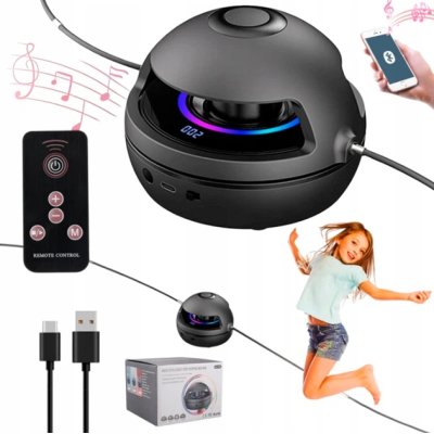 Інтелектуальна музична скакалка з Bluetooth, LED-дисплеєм та пультом управління