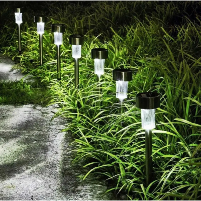 Садовий світильник Garden Light Lawn Lamp, 31 см, на сонячній батареї, комплект 12 шт.