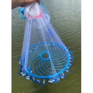 Рибальська мережа FISH NET 0240, діаметр мережі 2,5 м, кільце 45 см