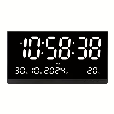 Настільний та настінний годинник JH3615N, LED-дисплей, календар, термометр