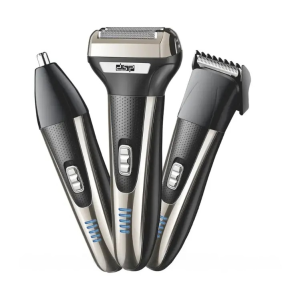 Електробритва + триммер DSP 60090, 3 в 1, акумуляторна, з USB-зарядкою