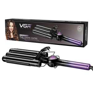 Потрійна плойка VGR V-590, керамічне покриття, LED-дисплей, 140-200 ° C