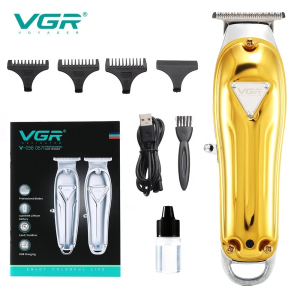 Машинка для стрижки волосся VGR V-057, 3 насадки, 180 хвилин роботи, USB
