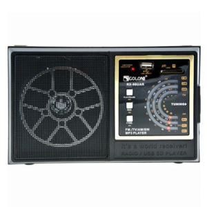Радіоприймач GOLON RX-98UAR, FM/AM/SW/TV, USB/SD, MP3/WMA, акумулятор