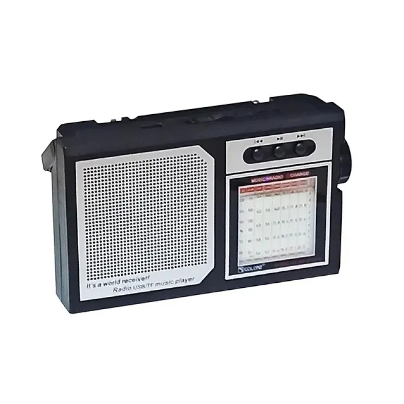 Радіоприймач GOLON RX-BT329S з Bluetooth, сонячною панеллю, USB/microSD