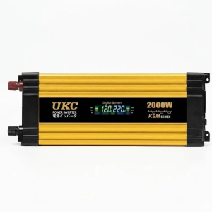 Перетворювач AC/DC KSM 2000W 12V з LCD-дисплеєм та 2 USB