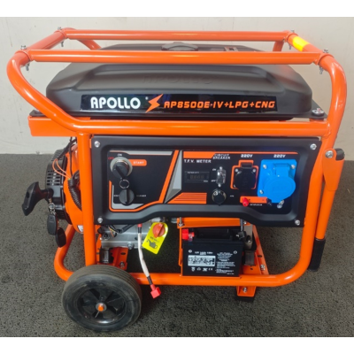 Мультипаливний генератор AP8500E-IV, 7,7 кВт, бензин/LPG/CNG, електростартер