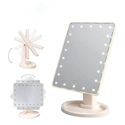 Настільне косметичне дзеркало з підсвічуванням 16 LED MIRROR