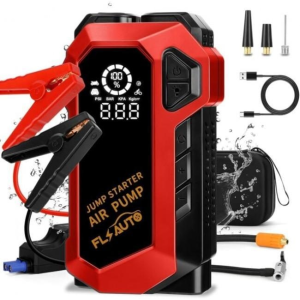 Пусковий пристрій JUMP STARTER з компресором, 68800 мА·год, цифровий дисплей